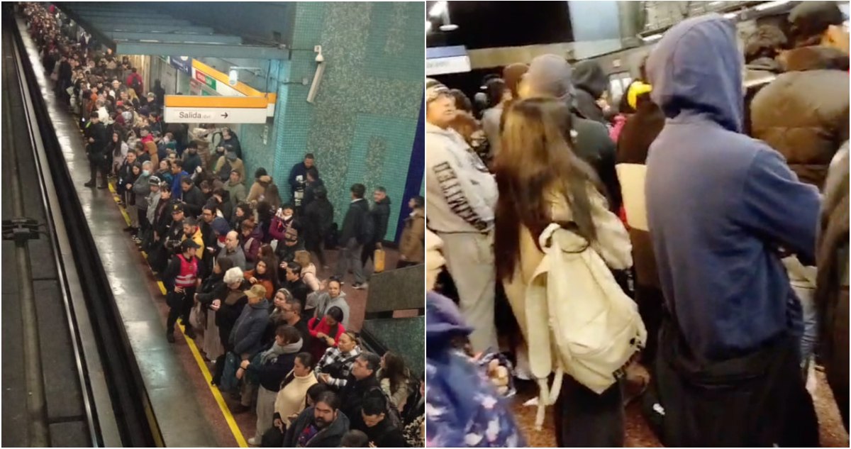Problemas en Línea 2 de Metro por retraso en la frecuencia de trenes en plena hora punta matinal