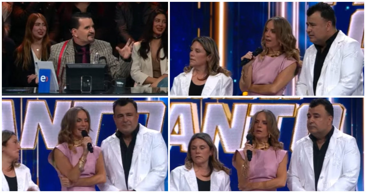 Kurt Carrera sorprende a Vasco Moulian con una pregunta incómoda durante la crítica en Fiebre de Canto. La intervención del humorista desata risas en el público, mientras Moulian califica la presentación con una nota baja.