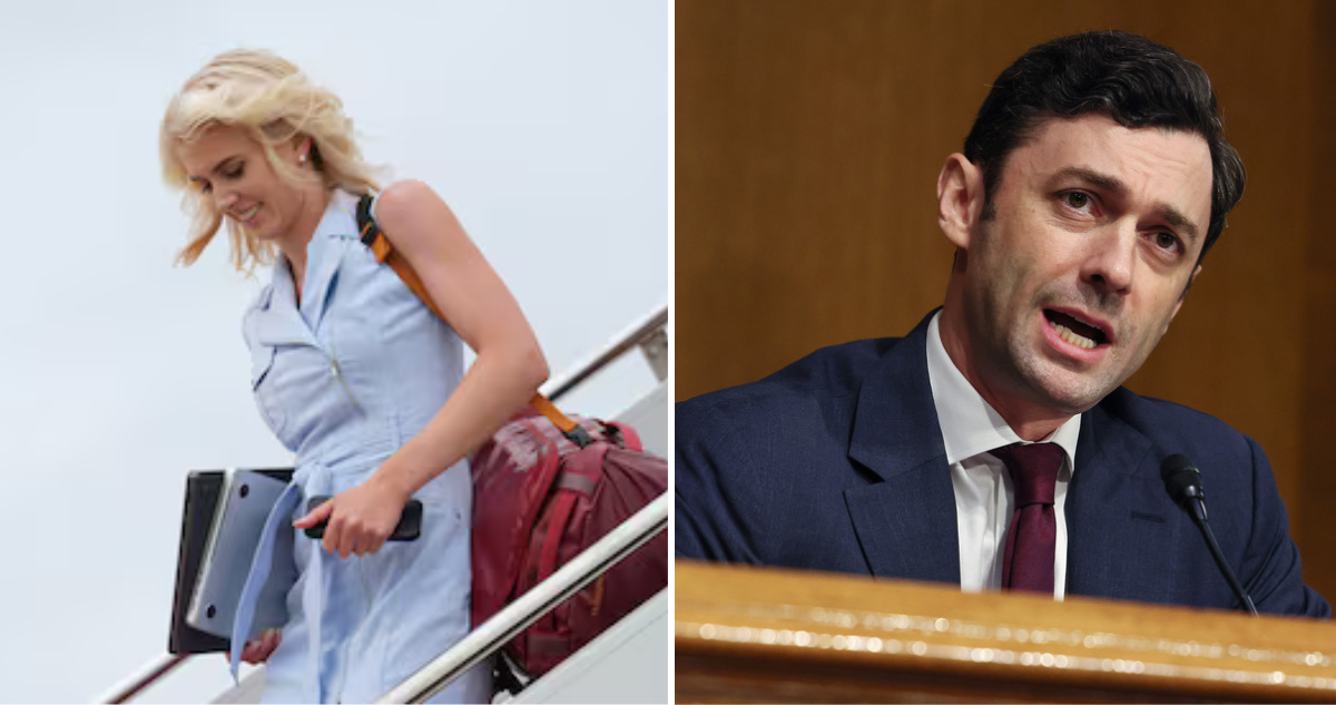Natalie Harp, la asesora cercana a Trump (en foto Jon Ossoff)