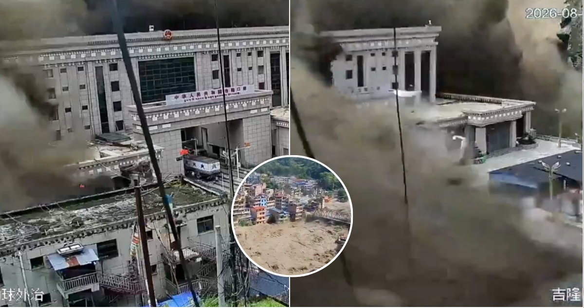 VIDEOS | Al menos 16 muertos y 390 desaparecidos deja brutal inundación que arrasó con todo en Nepal