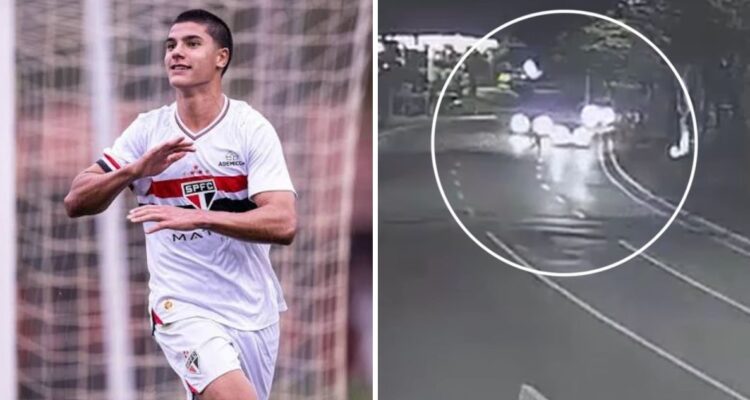 Nicolas, de Sao Paulo, atropelló y mató a un peatón en Brasil.