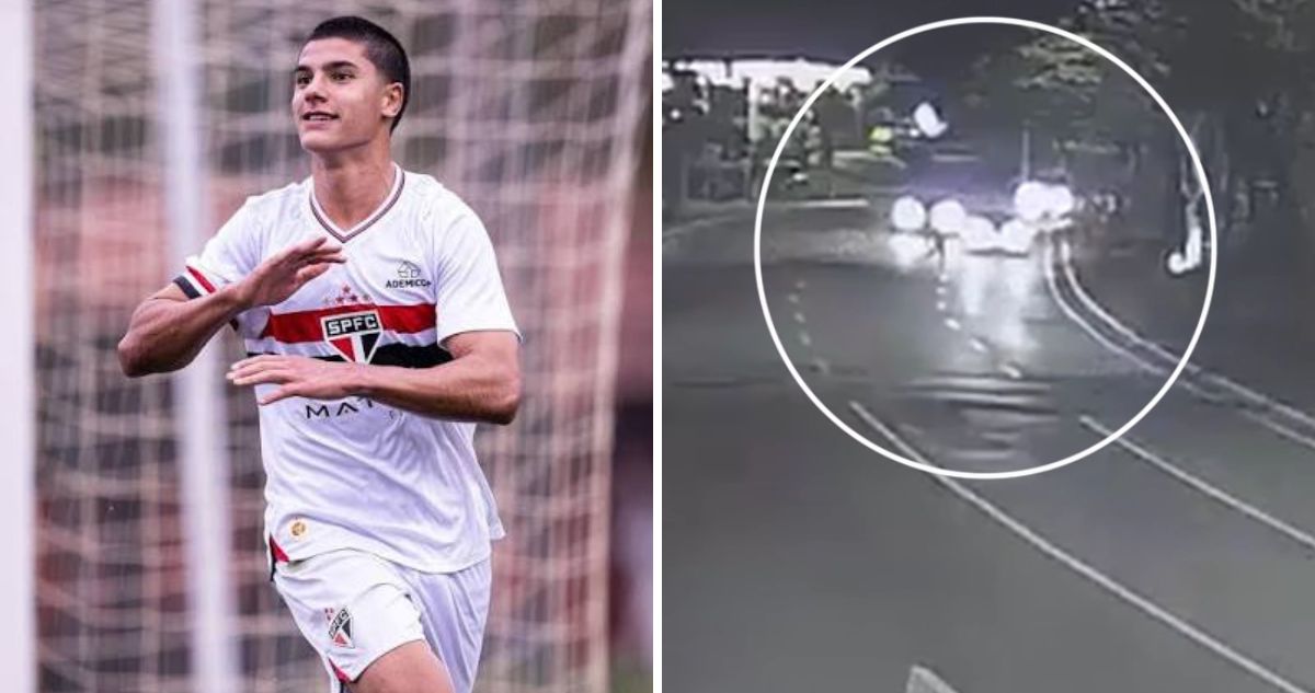 Nicolas, de Sao Paulo, atropelló y mató a un peatón en Brasil.