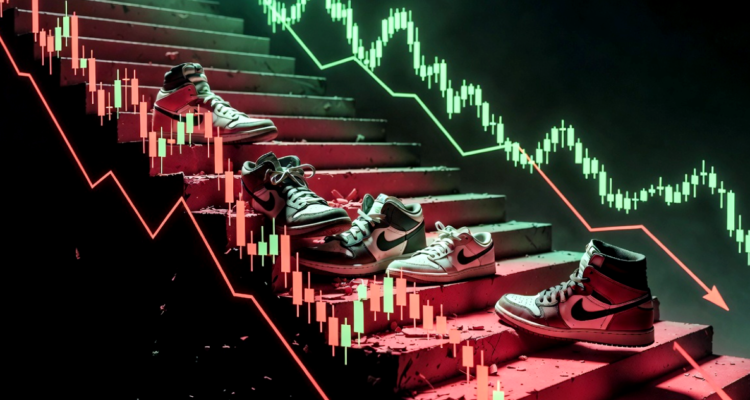 La racha negra de Nike, con su peor desempeño bursátil en casi un cuarto de siglo