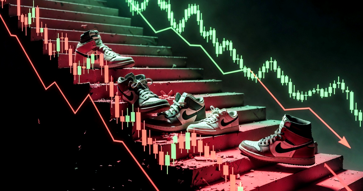 La racha negra de Nike, con su peor desempeño bursátil en casi un cuarto de siglo