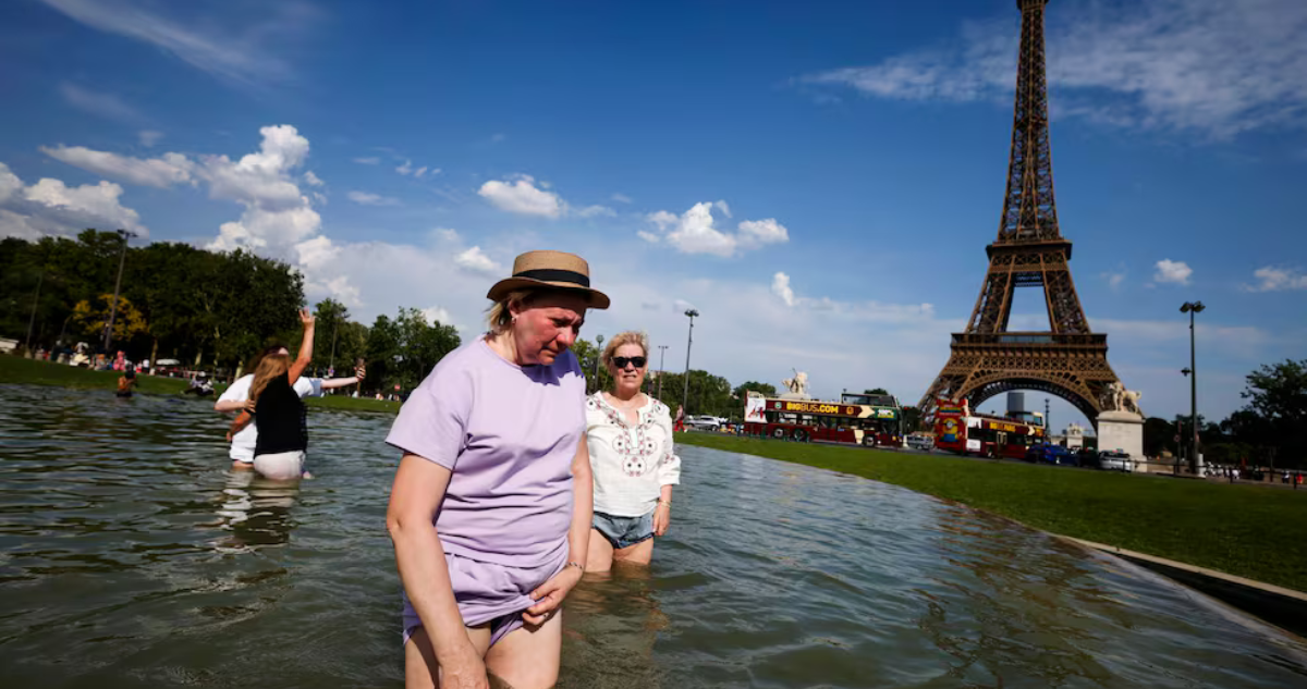 Calor extremo en Francia