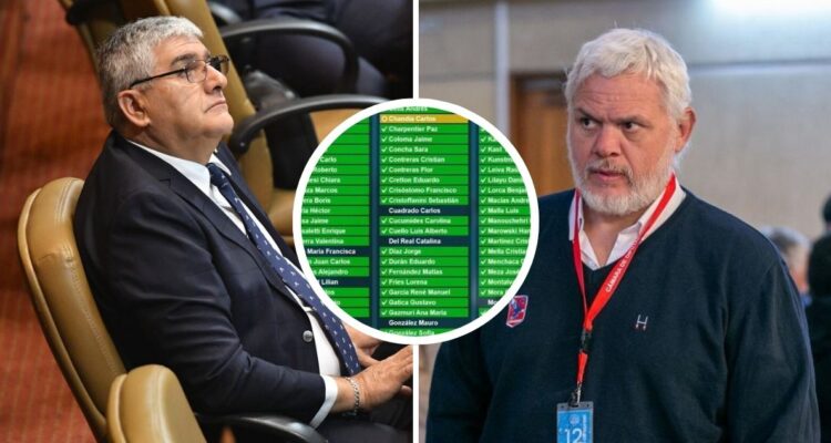Carlos Chandía, exárbitro de fútbol, fue el único diputado que no votó a favor de la nacionalidad para Pablo Lemoine.