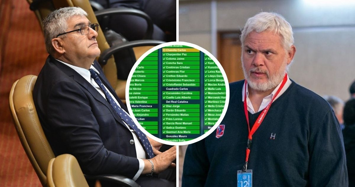 Carlos Chandía, exárbitro de fútbol, fue el único diputado que no votó a favor de la nacionalidad para Pablo Lemoine.