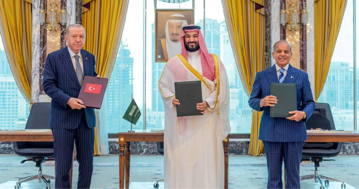 Representantes de Turquía, Arabia Saudita y Pakistán