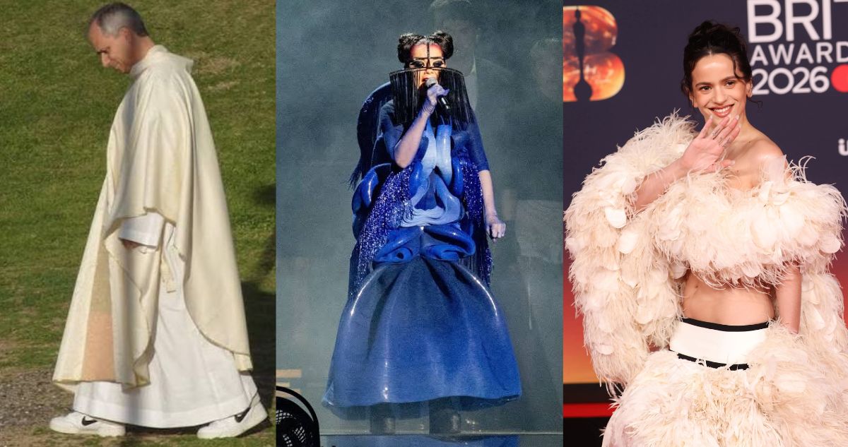 Escogen al Papa entre los mejores vestidos del 2026 y lo equiparan a íconos como Rosalía y Björk