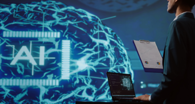 Persona utilizando inteligencia artificial