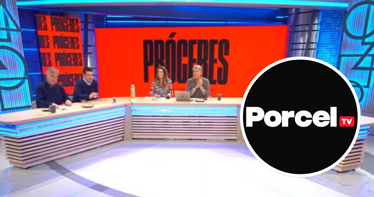 logo de Porcel TV y Próceres