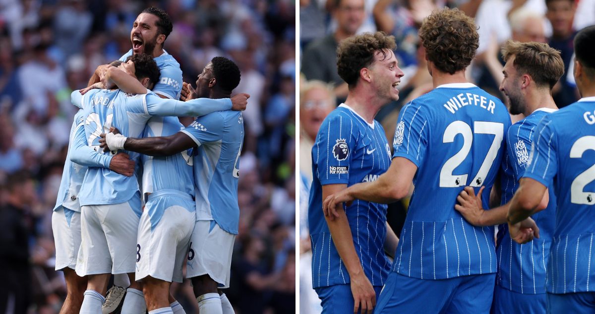 Manchester City y Brighton celebraron en jornada de Premier League.