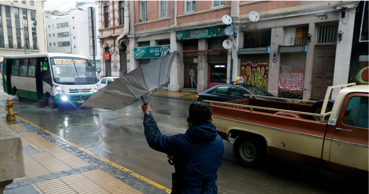 ¿Siguen las lluvias en la zona central? Revisa el pronóstico del miércoles al viernes en todo el país