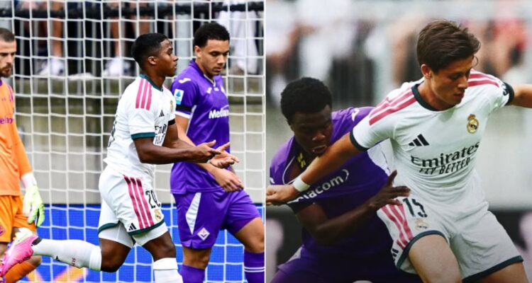 Real Madrid y Fiorentina empataron en duelo amistoso