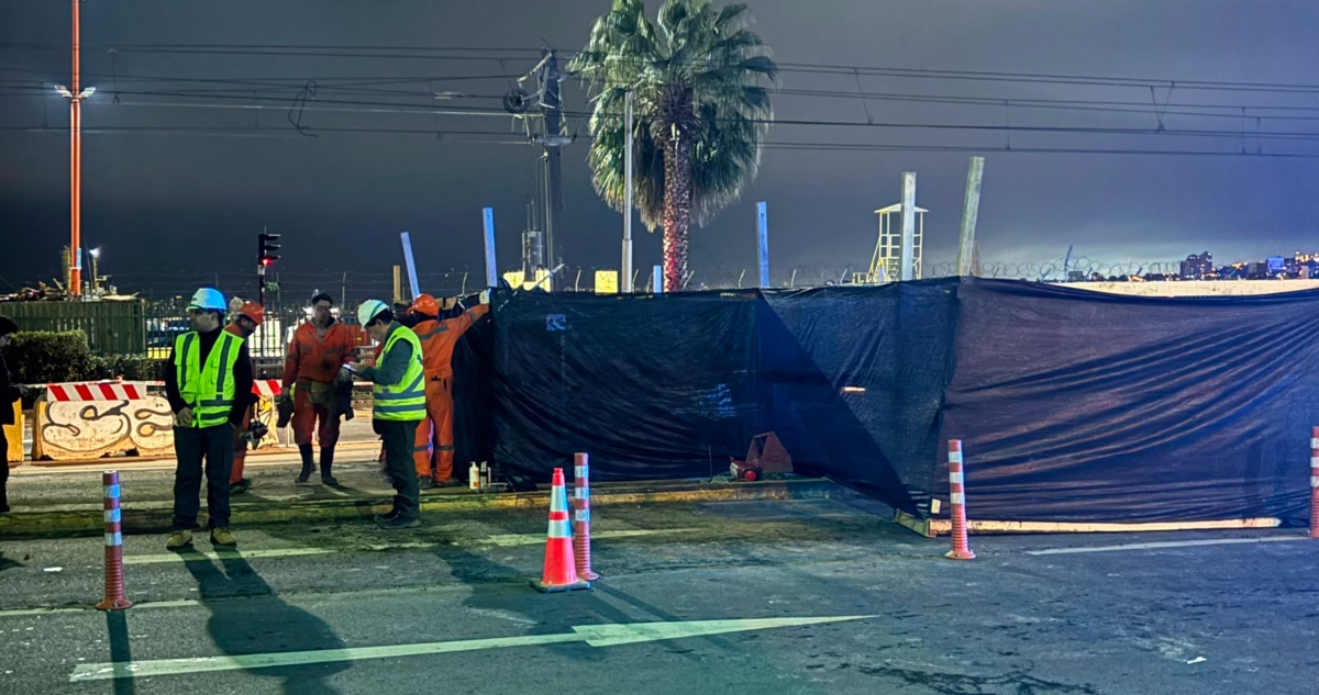 Rescate de trabajadores en Valparaíso