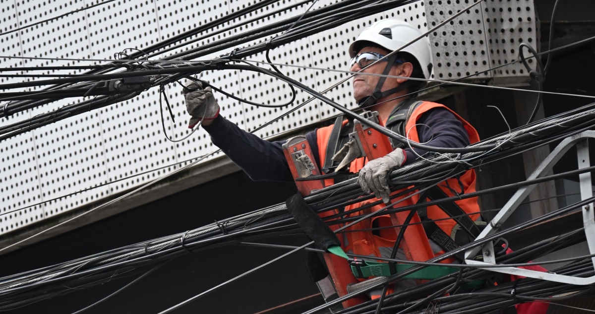 Retiro de cables en desuso en Concepción