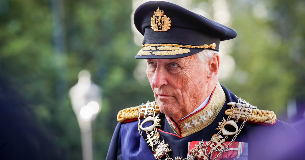 Hospitalizan al rey Harald V de Noruega, de 89 años, por complicaciones de salud