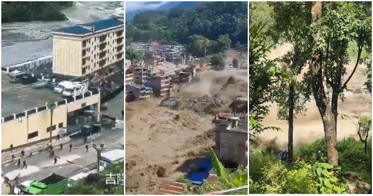 Suben a 55 los muertos y a 403 los desaparecidos tras devastador aluvión que azotó el norte de Nepal