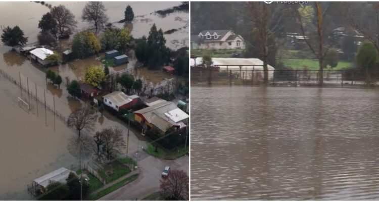 Evacuación por desborde de río Lumaco
