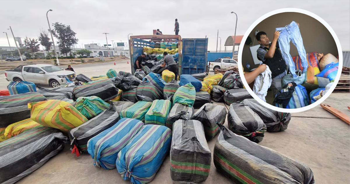 Perú reclama por ropa usada que llega desde Chile y afecta a sus empresas: "No absorbe esa cantidad"