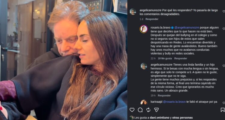 Rosario Bravo quiso parar “bullying”: Respondió a varios comentarios en video con pareja 28 años mayor