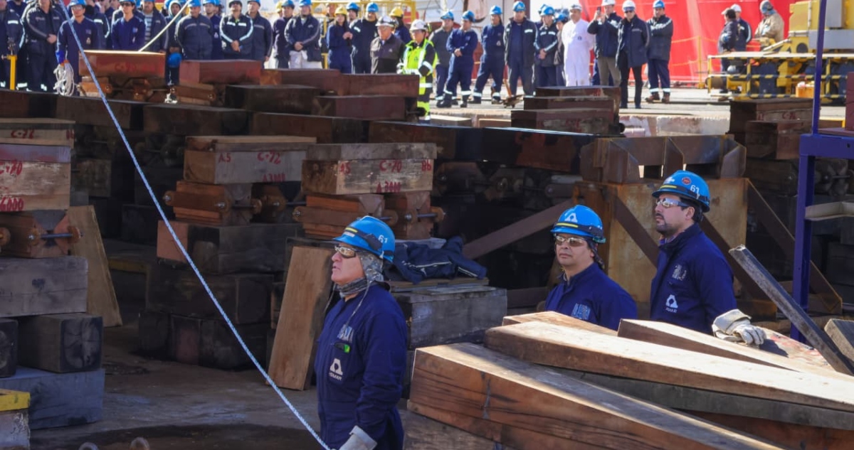 Segundo buque multipropósito que se construye en ASMAR Talcahuano