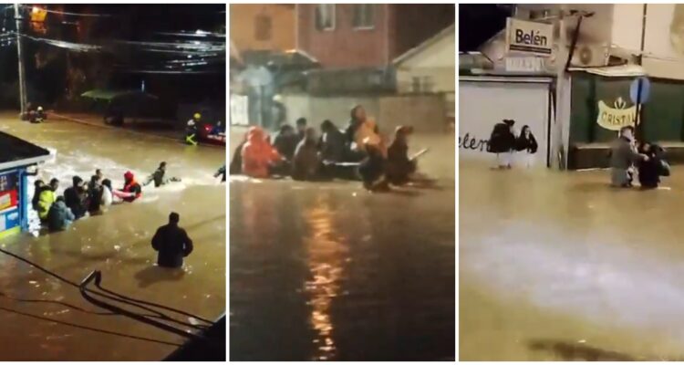 Evacuación en Angol por crecida