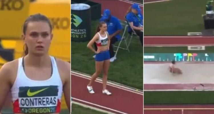Sofía Contreras hace historia: séptima en Mundial de atletismo sub20 en prueba de salto largo