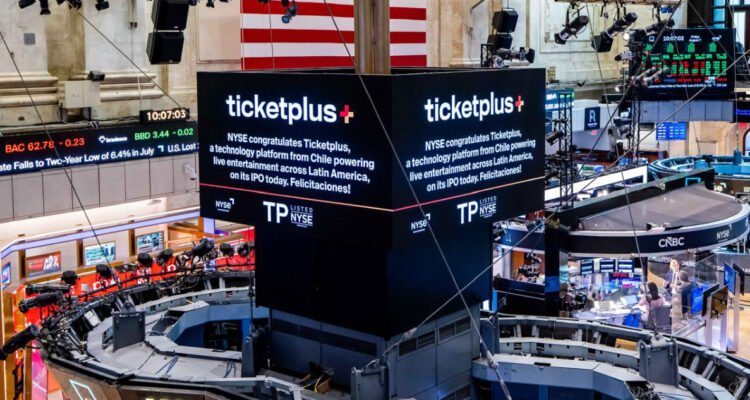 Ticketplus debuta en Wall Street y precio se desploma en las primeras operaciones