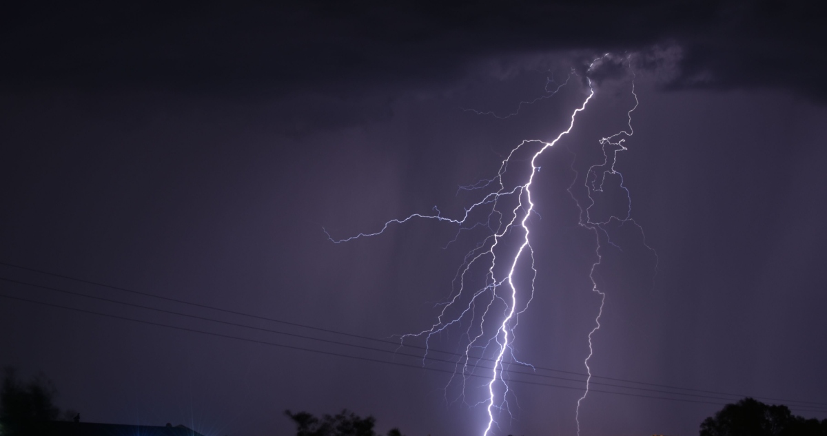 Tormentas eléctricas alerta temprana preventiva en la región de Valparaíso