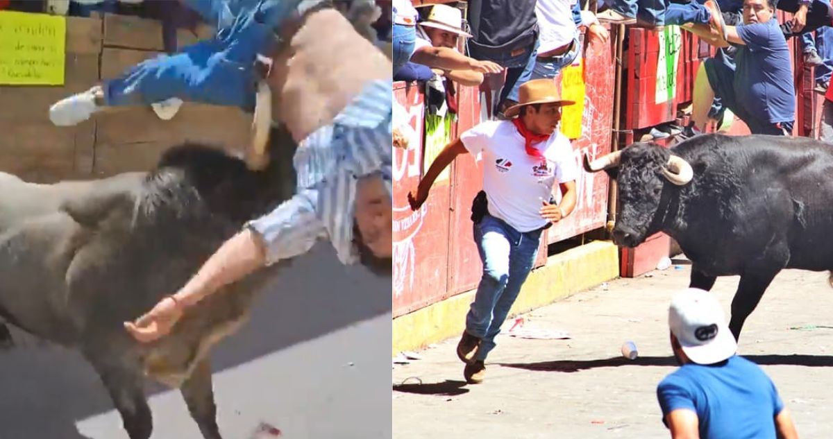 Dos muertos y 11 personas corneadas graves por toros sin control en las calles de México por festival