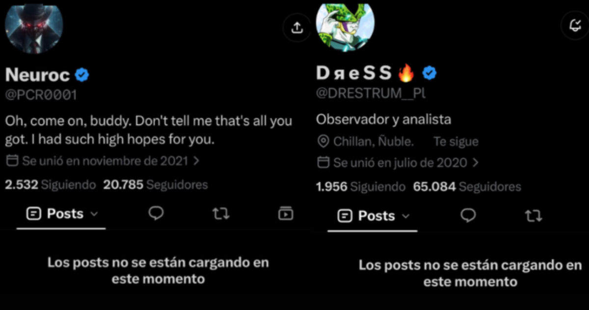 Cuentas de 'troll's' desactivadas en X