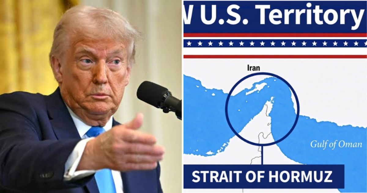 Donald Trump (foto) declara Ormuz como “nuevo territorio estadounidense”