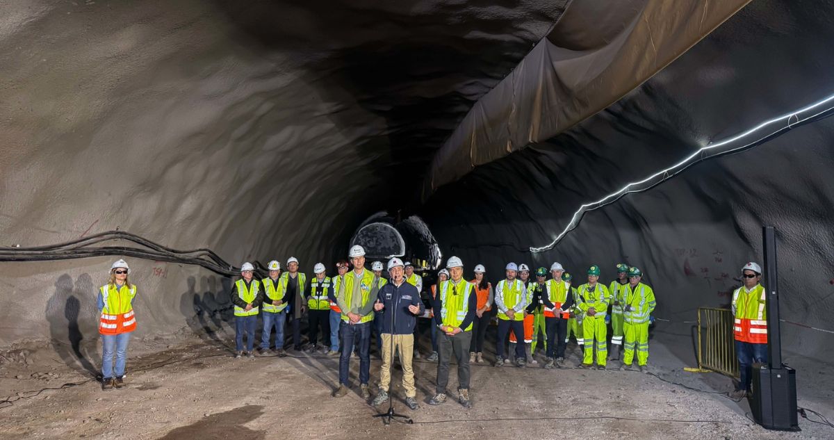 Túnel Lo Ruiz alcanza un 20% de avance: apunta a descongestionar el tránsito en el Nudo Quilicura