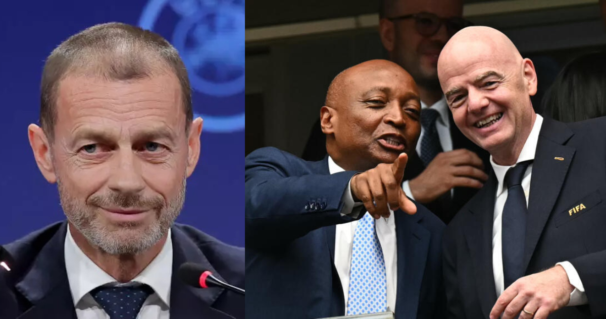 UEFA y reunión con Patrick Motsepe aliado de Infantino en la FIFA