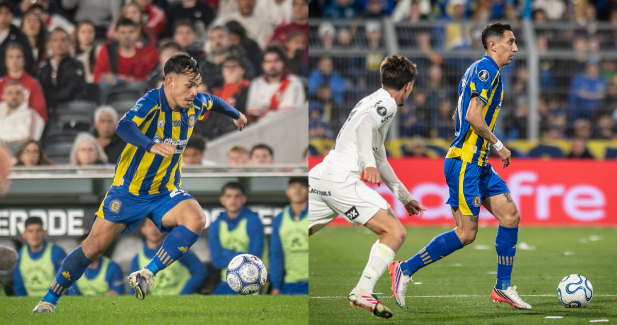 Vicente Pizarro en Copa Libertadores con Rosario Central
