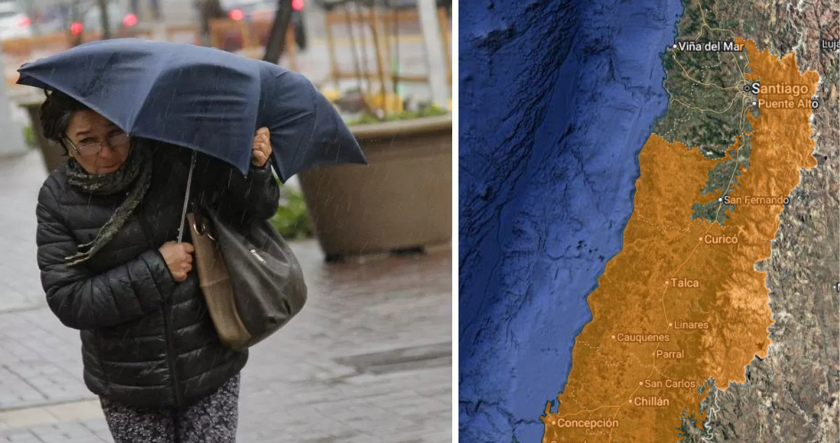RM bajo alerta por rachas de viento de hasta 70 km/h este miércoles: aviso incluye a otras 4 regiones