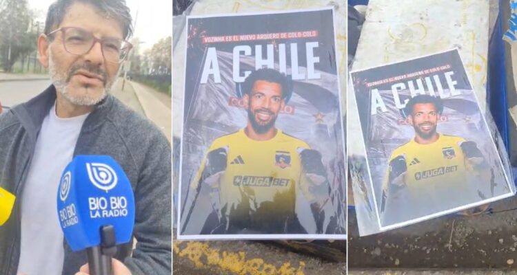 Vendedor de póster de Vozinha en el Monumental analiza su arribo a Colo Colo