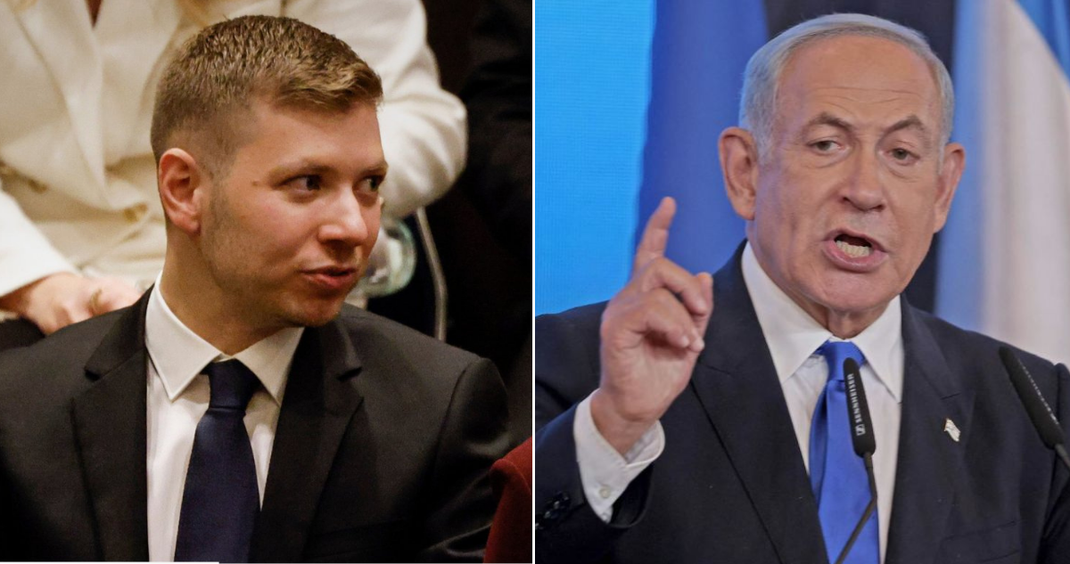 Yair y Benjamin Netanyahu
