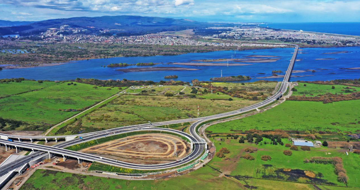 5,5 millones de tránsitos: Puente Industrial, el más largo de Chile, cumple un año de operaciones