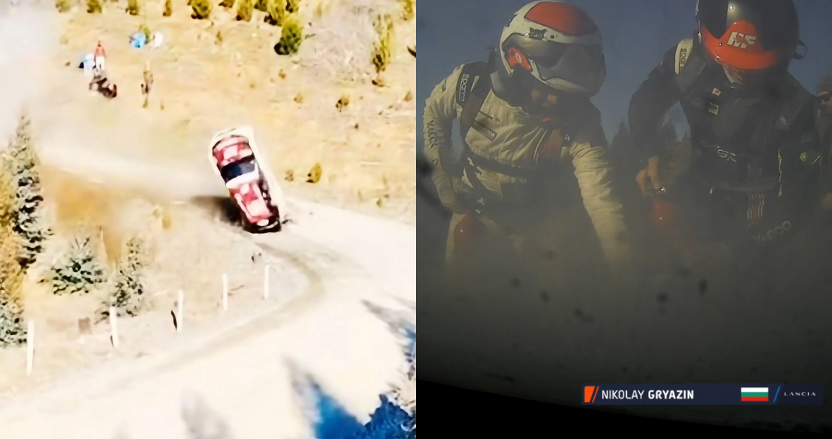 accidente de Nikolai Gryazin en el WRC Chile 2026