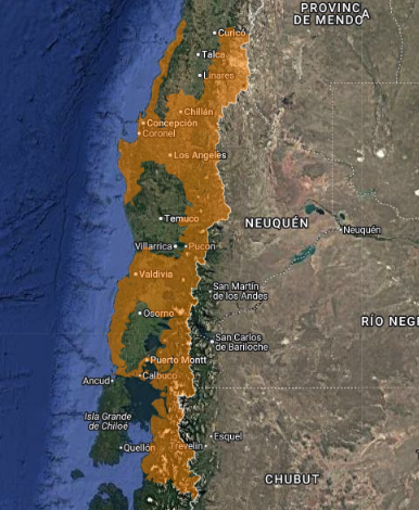 Sistema frontal lluvias