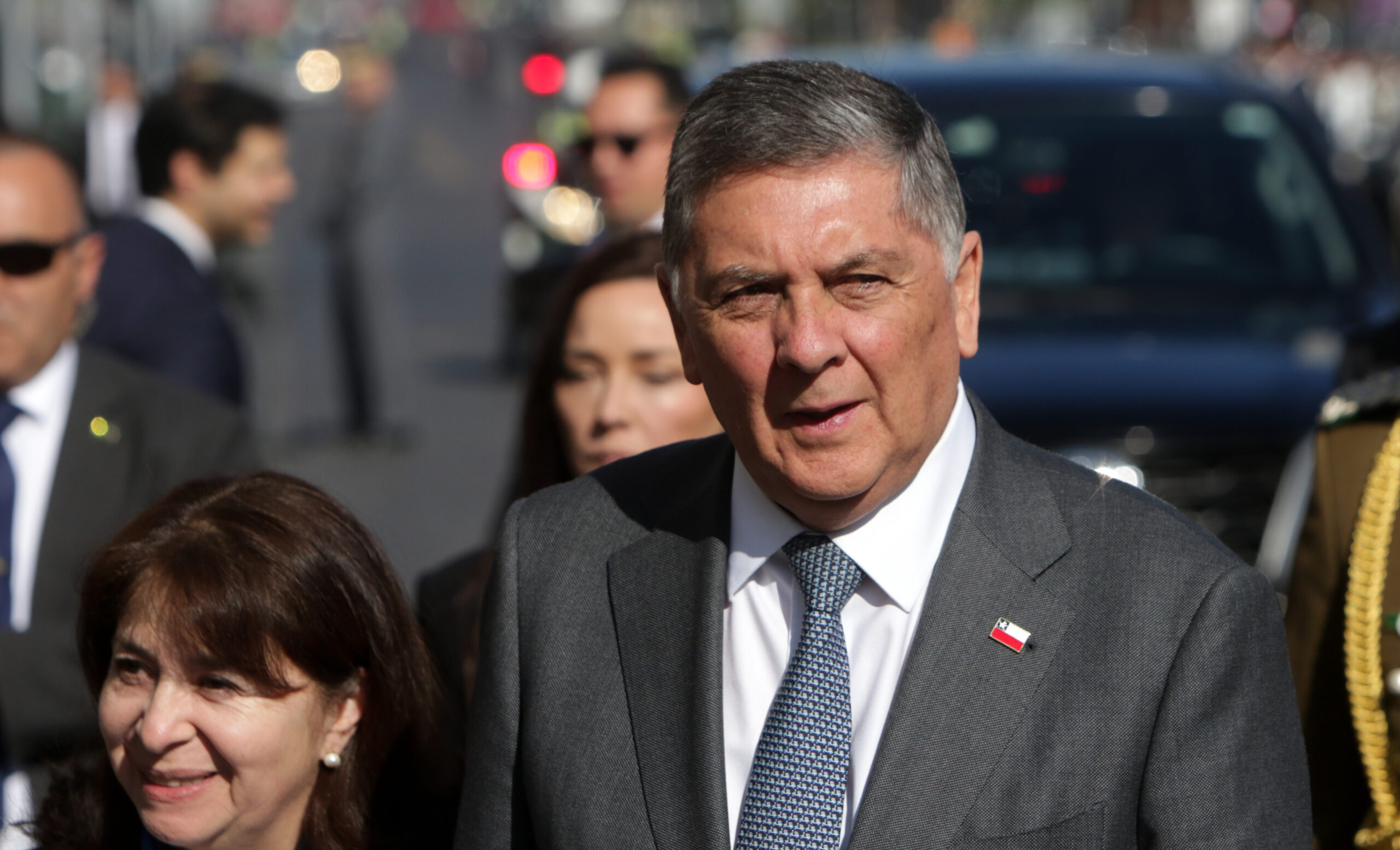 El biministro de interior y vocero de gobierno, Claudio Alvarado