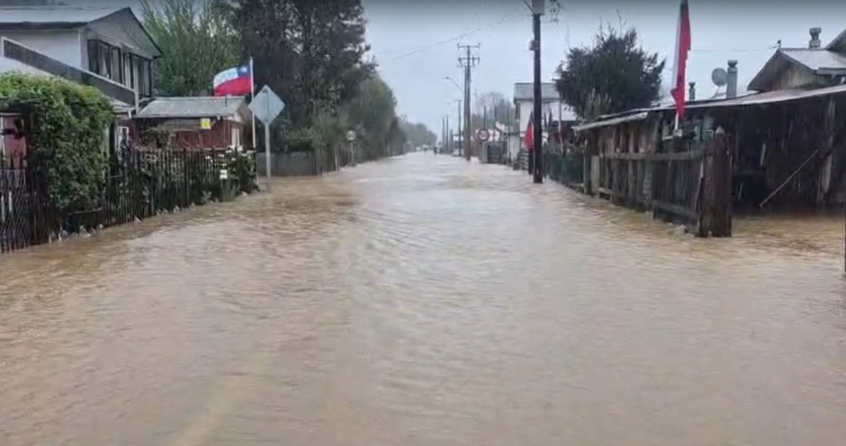 Aumento de caudales en cuatro ríos activa Alerta Roja en región del Bío Bío
