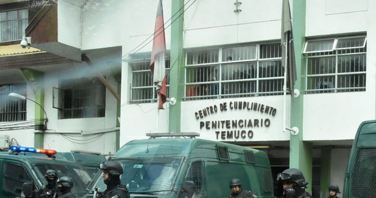Incautan tres celulares tras allanamiento a módulo de comuneros mapuche en cárcel de Temuco