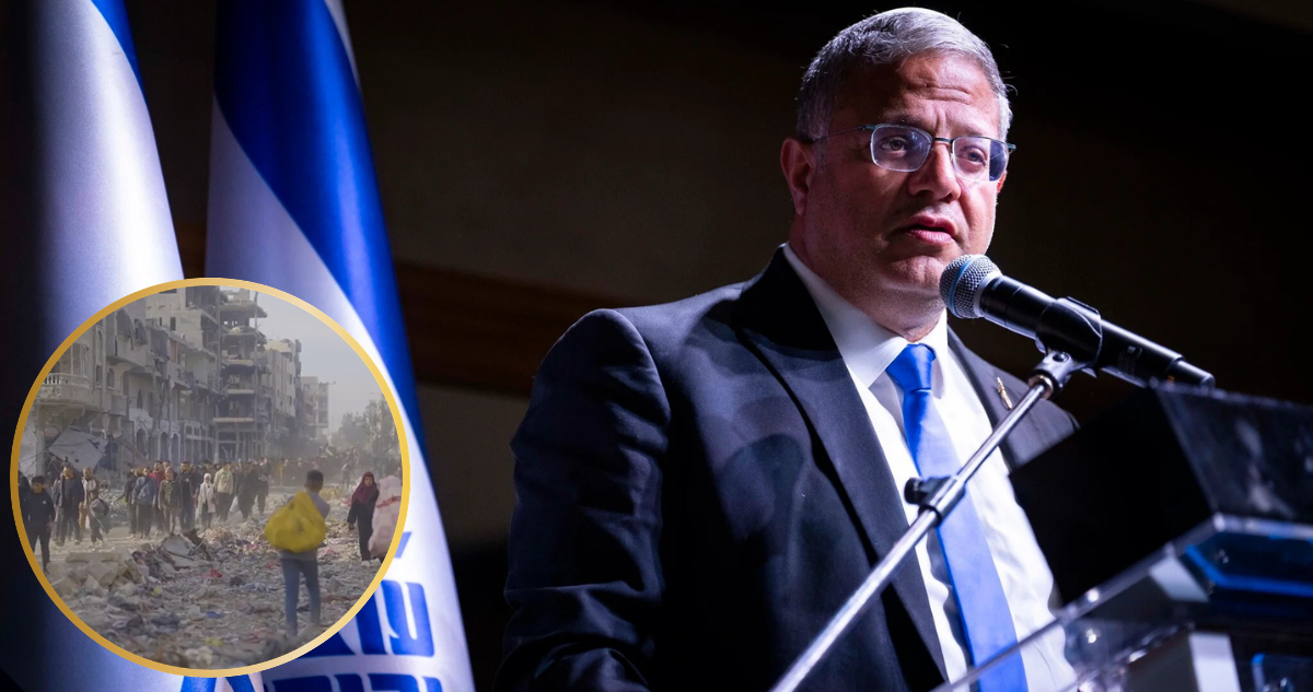El controvertido plan del ministro israelí Ben Gvir para sacar a la población palestina de Gaza