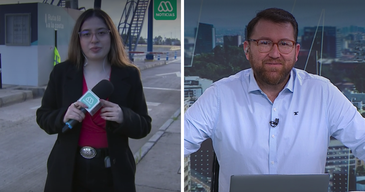 Catalina Briones y Luis Ugalde en Mega