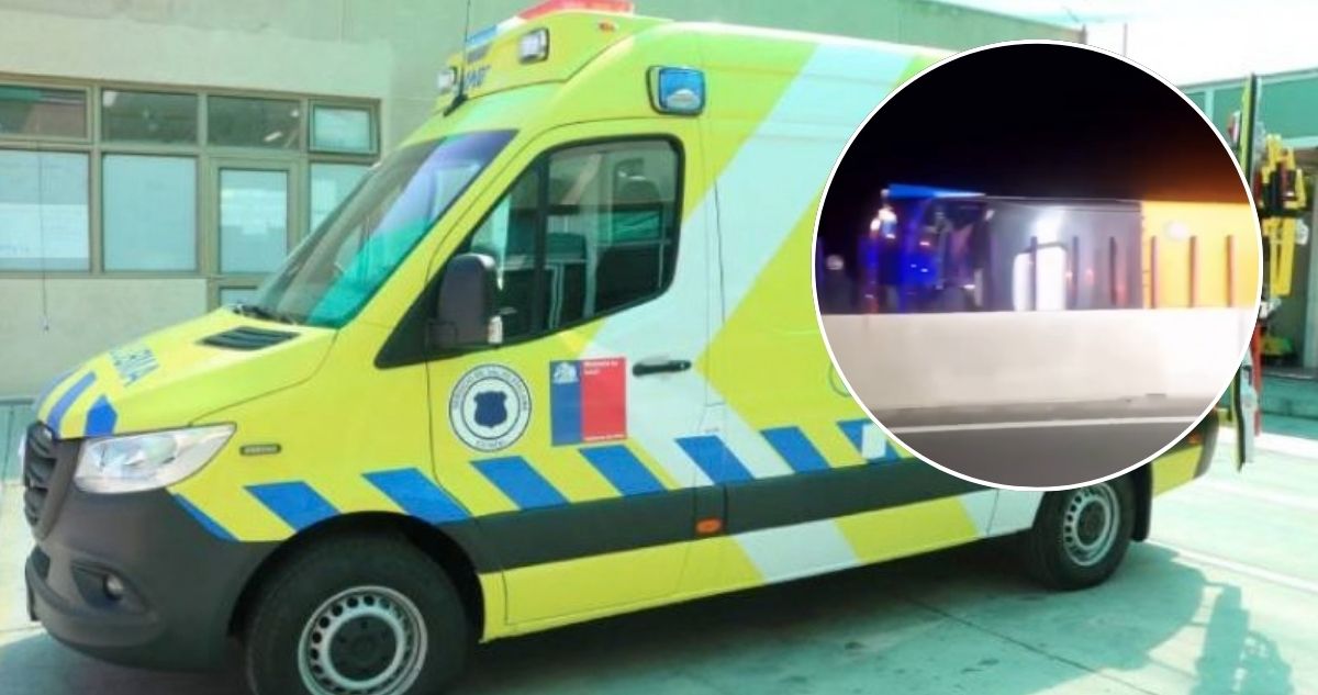 Volcamiento de bus con pasajeros en Ruta 5 Norte