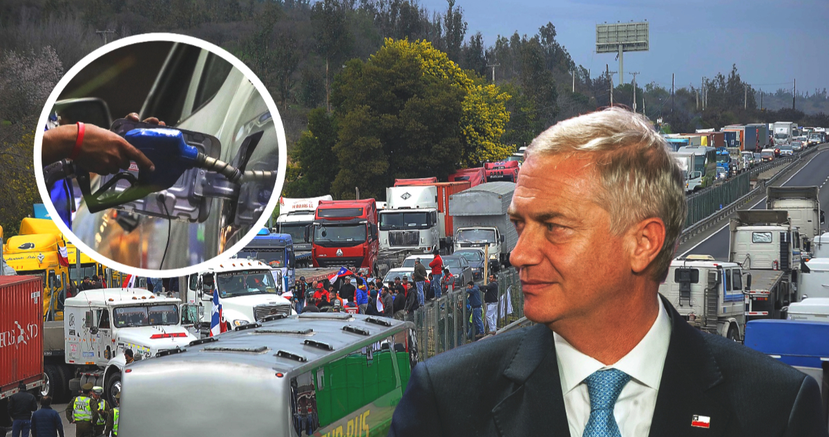 Camioneros dan ultimátum al Gobierno ante alza del diésel tras reunión con subsecretario de Hacienda