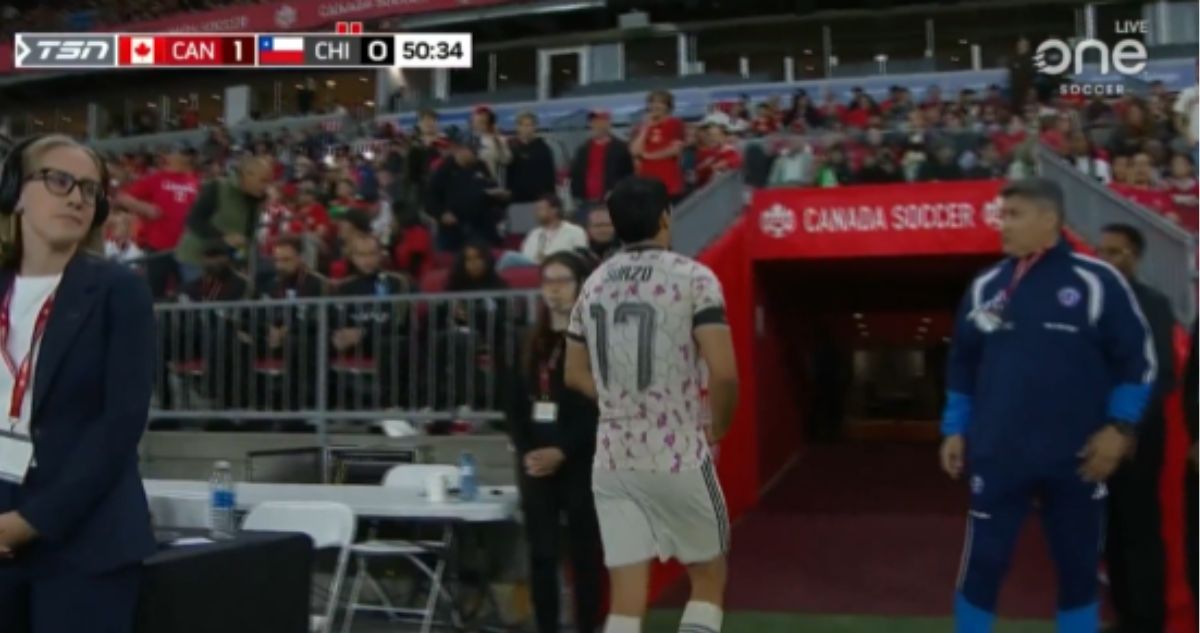 Los expulsados de Chile ante Canadá generan comentarios y bromas